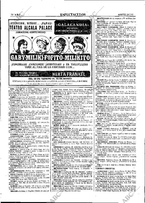 ABC MADRID 24-02-1981 página 86