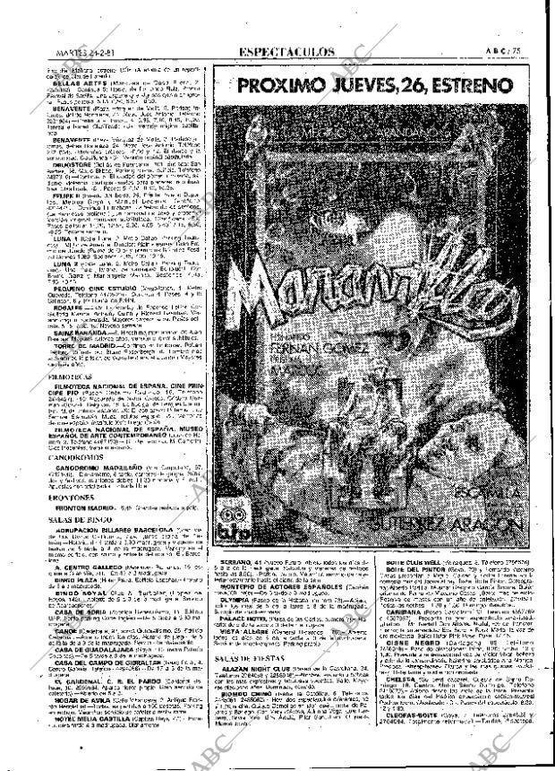 ABC MADRID 24-02-1981 página 87
