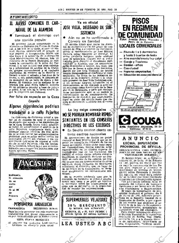 ABC SEVILLA 24-02-1981 página 47