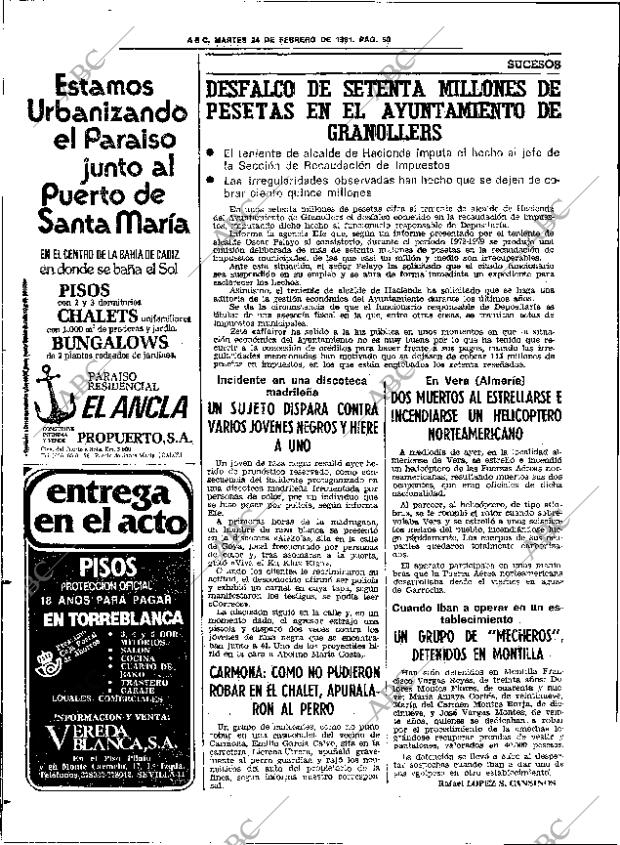 ABC SEVILLA 24-02-1981 página 66