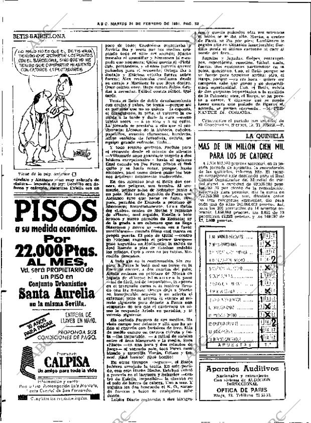 ABC SEVILLA 24-02-1981 página 68