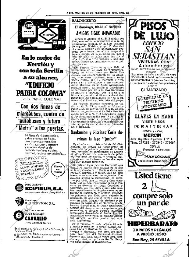 ABC SEVILLA 24-02-1981 página 79