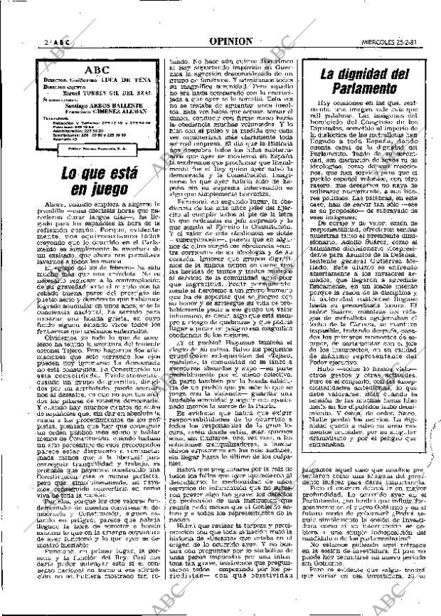 ABC MADRID 25-02-1981 página 10