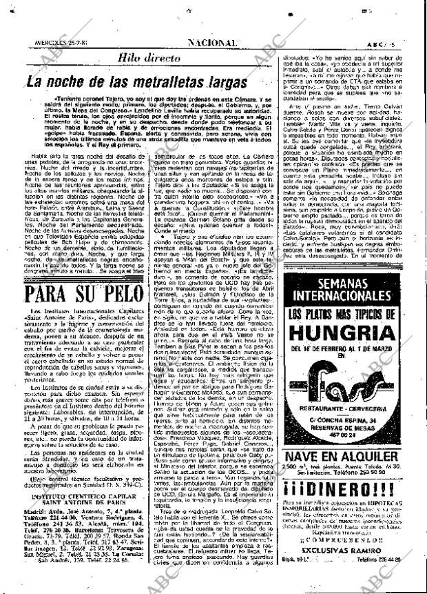 ABC MADRID 25-02-1981 página 23