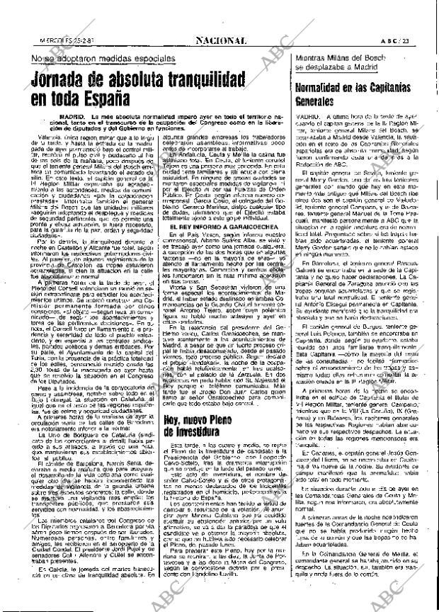ABC MADRID 25-02-1981 página 31