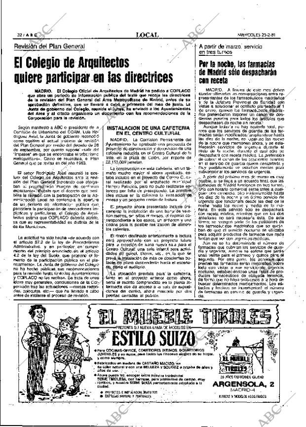 ABC MADRID 25-02-1981 página 40