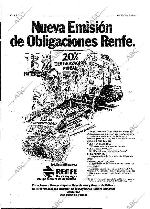 ABC MADRID 25-02-1981 página 44