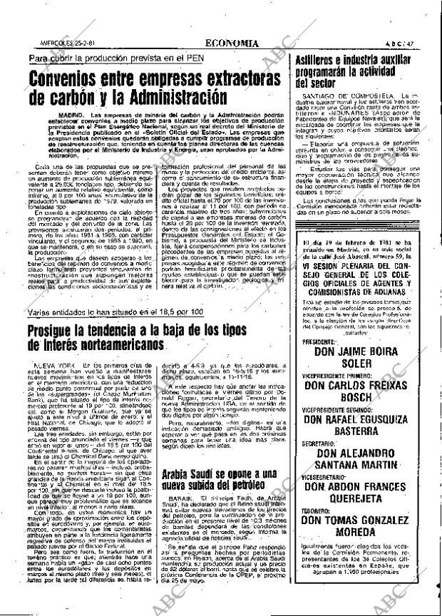 ABC MADRID 25-02-1981 página 55