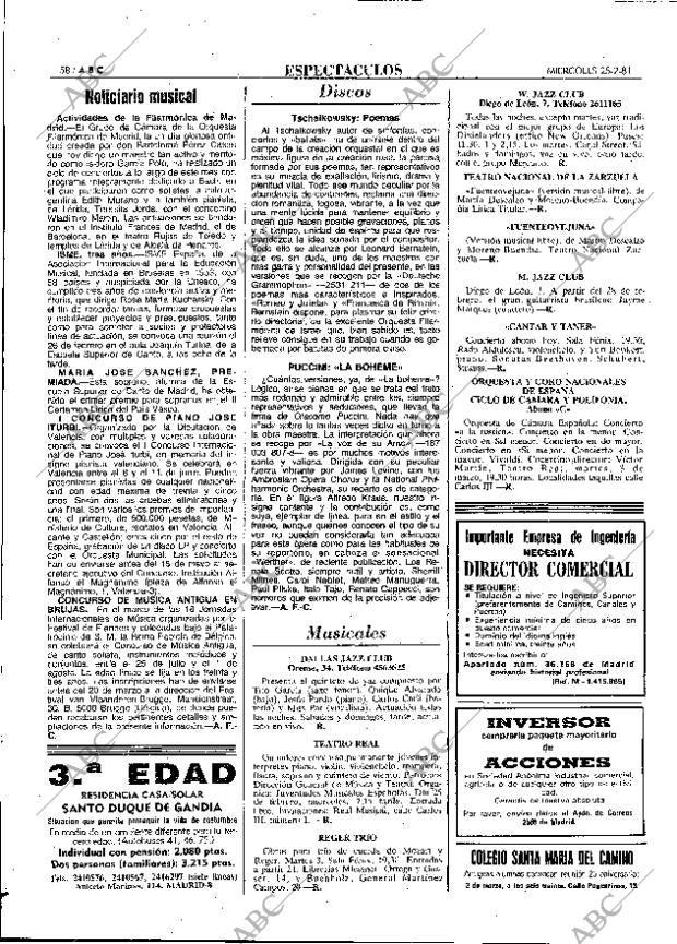 ABC MADRID 25-02-1981 página 66