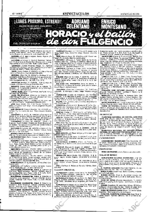 ABC MADRID 25-02-1981 página 70