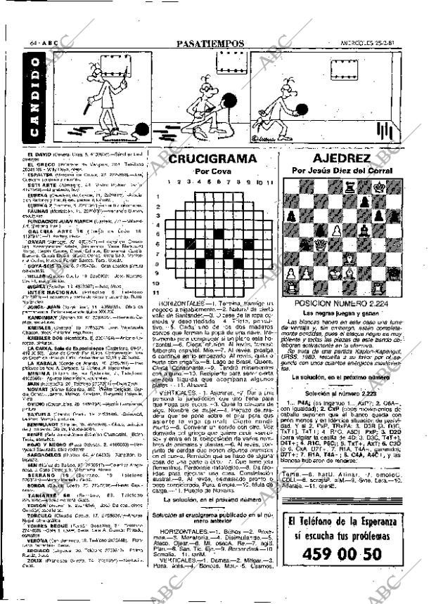 ABC MADRID 25-02-1981 página 72