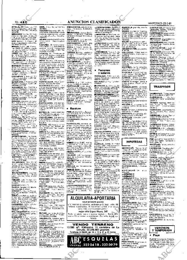 ABC MADRID 25-02-1981 página 80