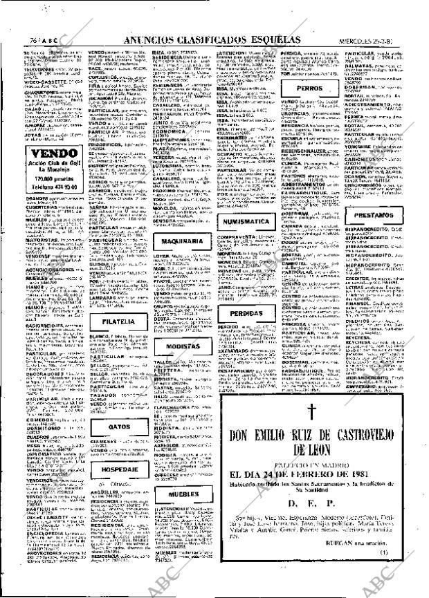ABC MADRID 25-02-1981 página 84