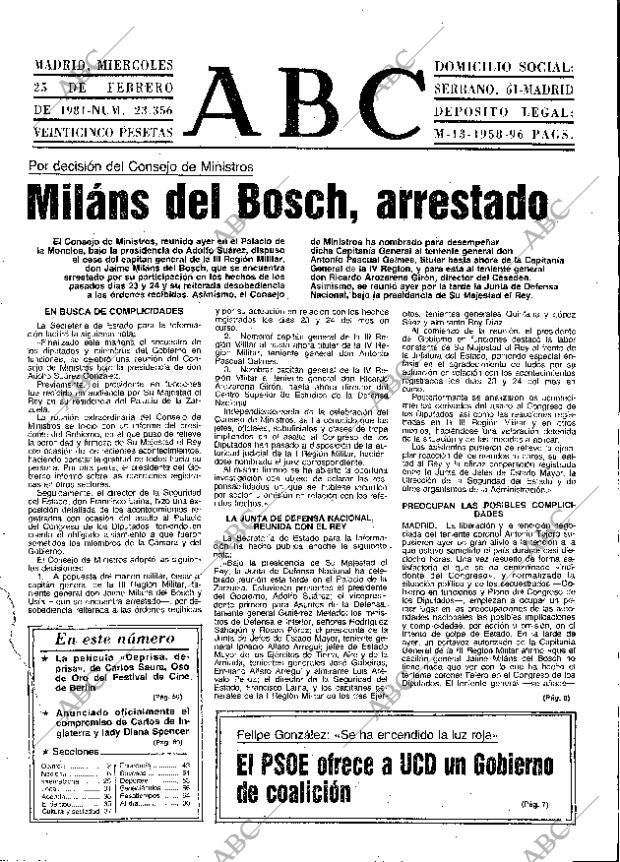 ABC MADRID 25-02-1981 página 9