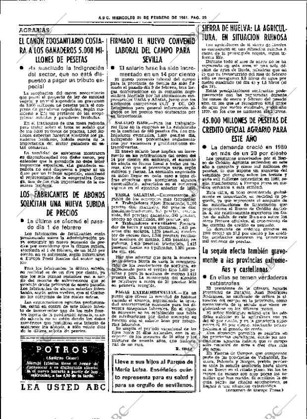 ABC SEVILLA 25-02-1981 página 40