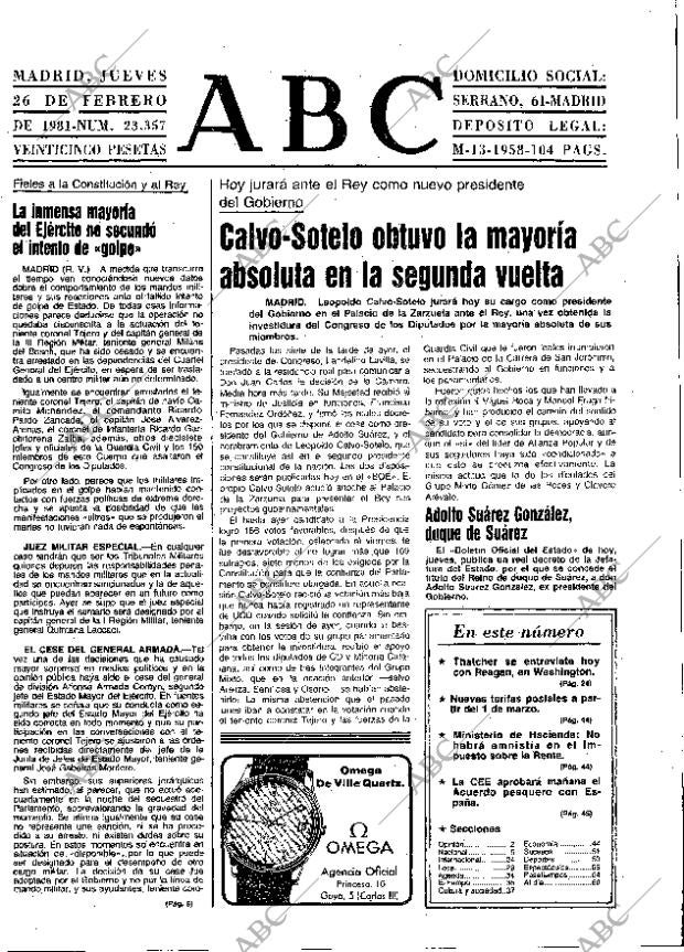 ABC MADRID 26-02-1981 página 13