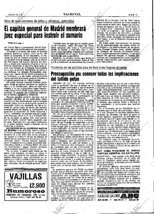 ABC MADRID 26-02-1981 página 17