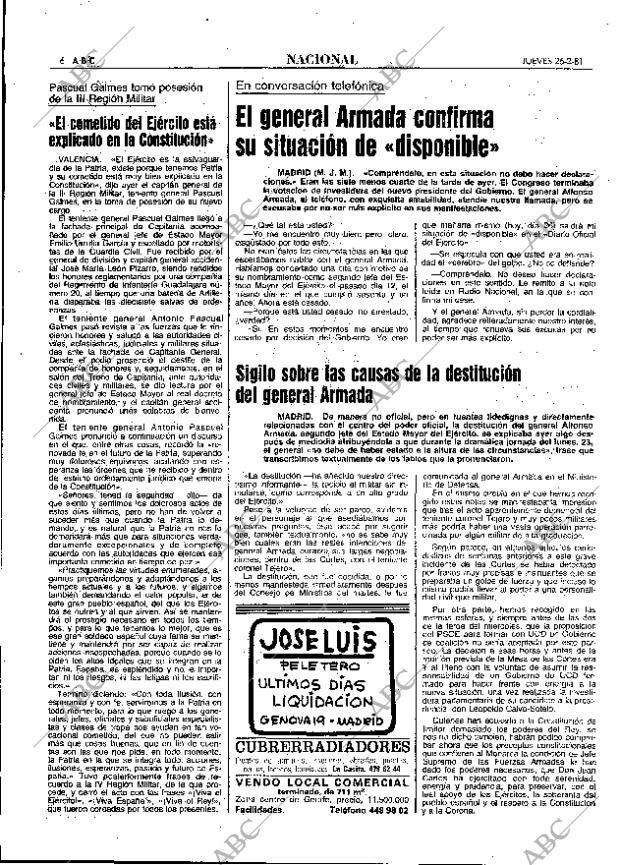 ABC MADRID 26-02-1981 página 18