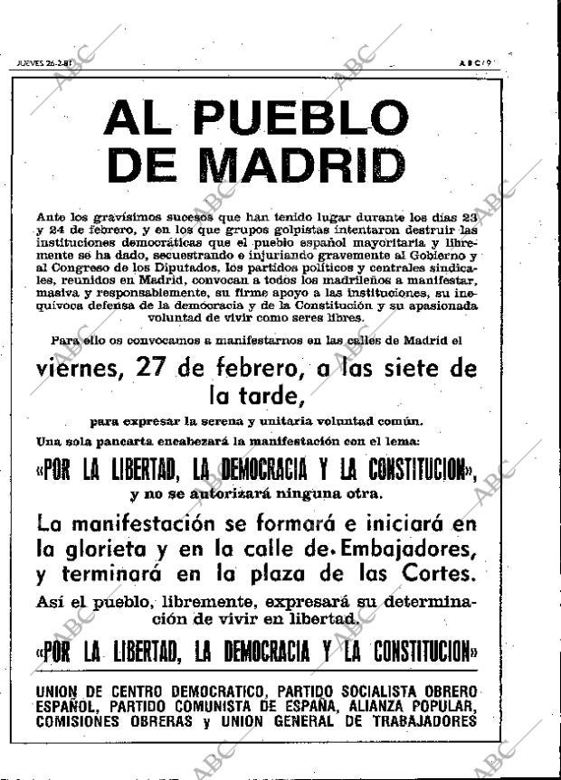 ABC MADRID 26-02-1981 página 21