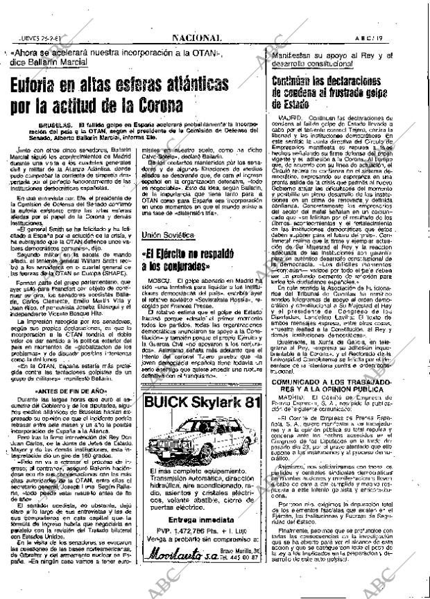 ABC MADRID 26-02-1981 página 31