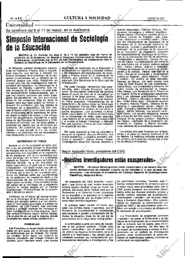 ABC MADRID 26-02-1981 página 54