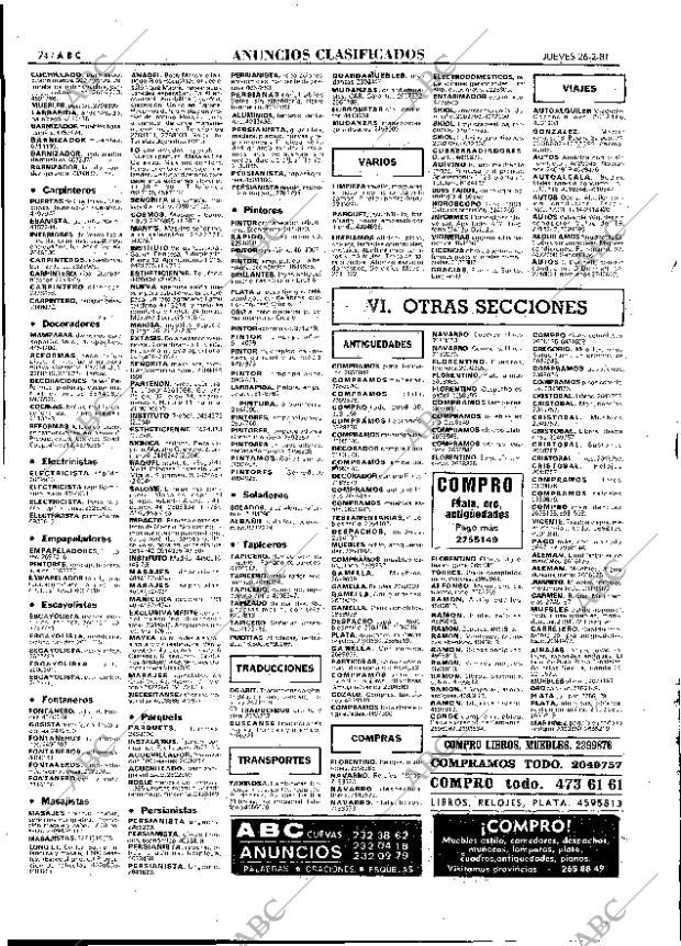 ABC MADRID 26-02-1981 página 86