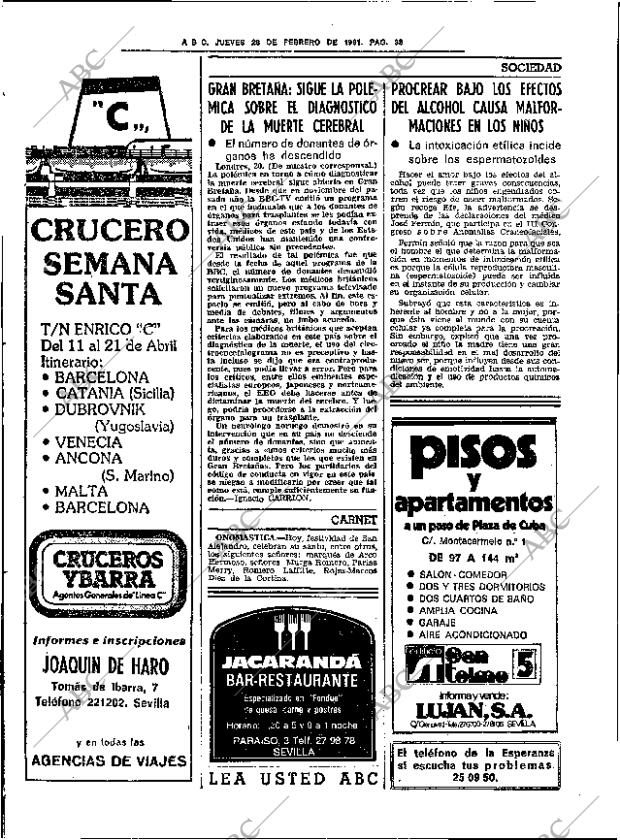 ABC SEVILLA 26-02-1981 página 50