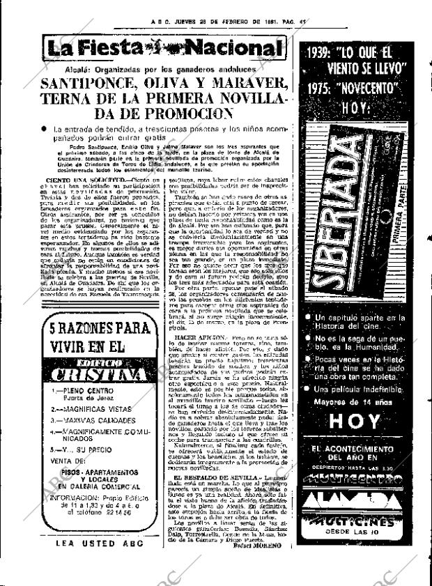 ABC SEVILLA 26-02-1981 página 53
