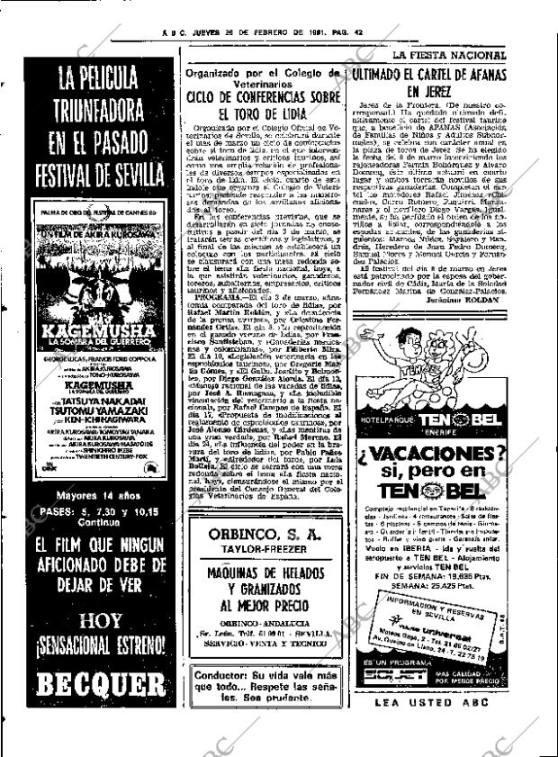 ABC SEVILLA 26-02-1981 página 54