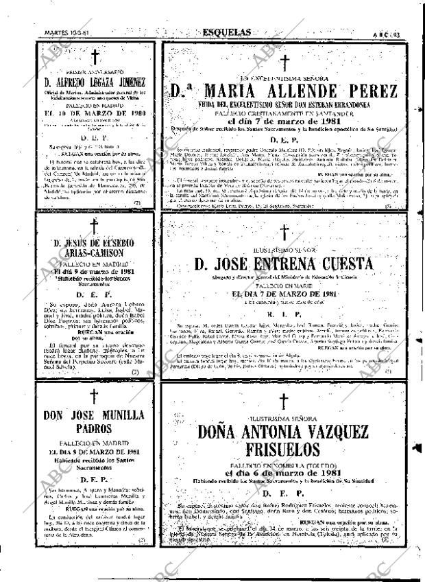 ABC MADRID 10-03-1981 página 109