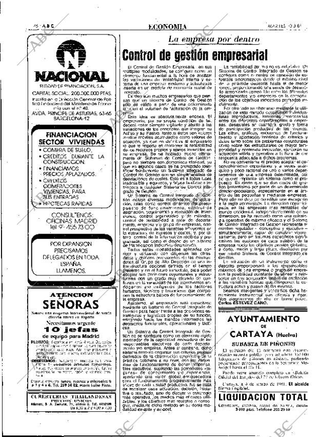 ABC MADRID 10-03-1981 página 62