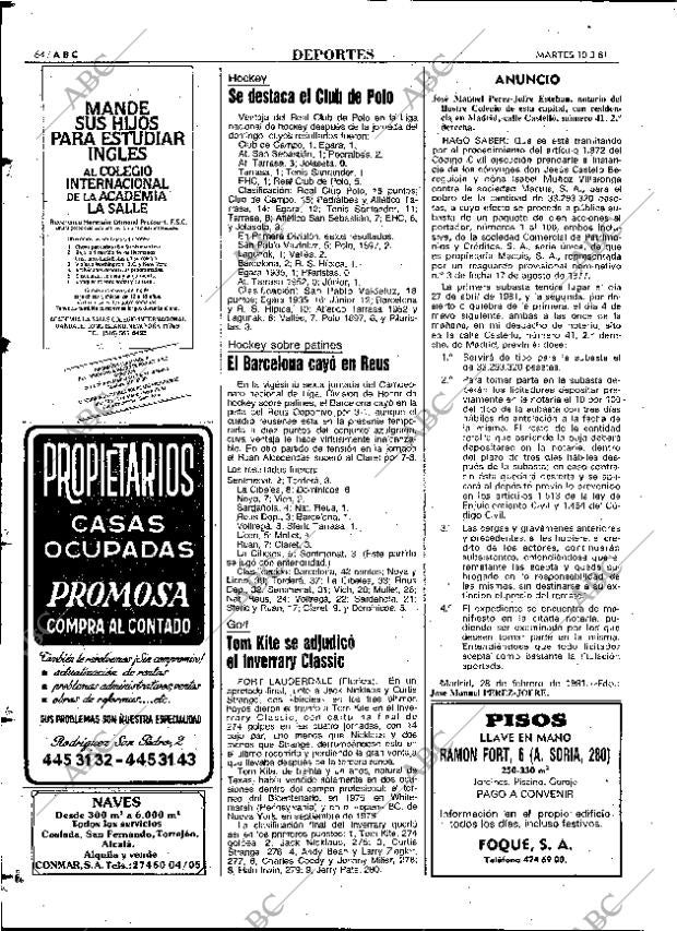 ABC MADRID 10-03-1981 página 80
