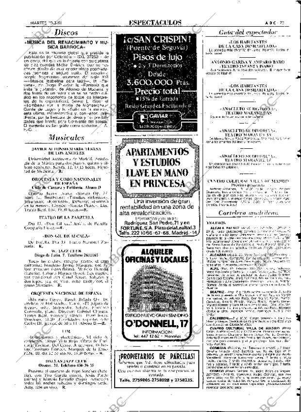 ABC MADRID 10-03-1981 página 89