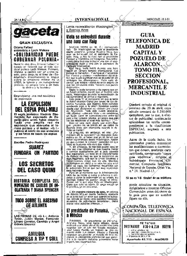 ABC MADRID 18-03-1981 página 36