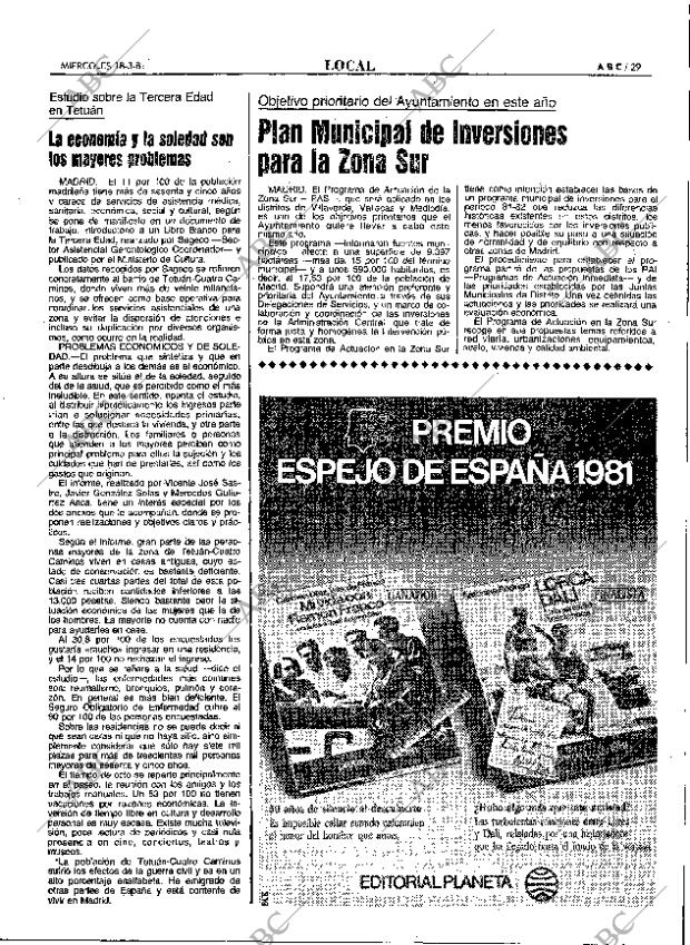 ABC MADRID 18-03-1981 página 41