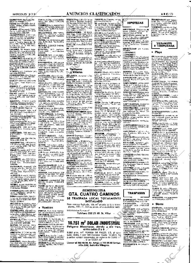 ABC MADRID 18-03-1981 página 85