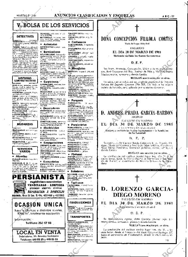 ABC MADRID 31-03-1981 página 101