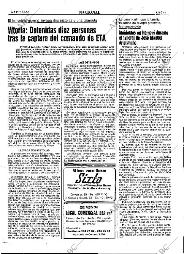 ABC MADRID 31-03-1981 página 21