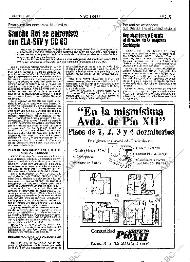 ABC MADRID 31-03-1981 página 25