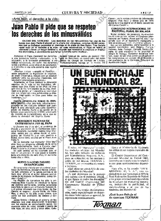 ABC MADRID 31-03-1981 página 49