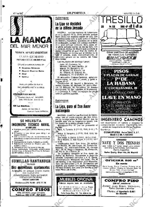 ABC MADRID 31-03-1981 página 74