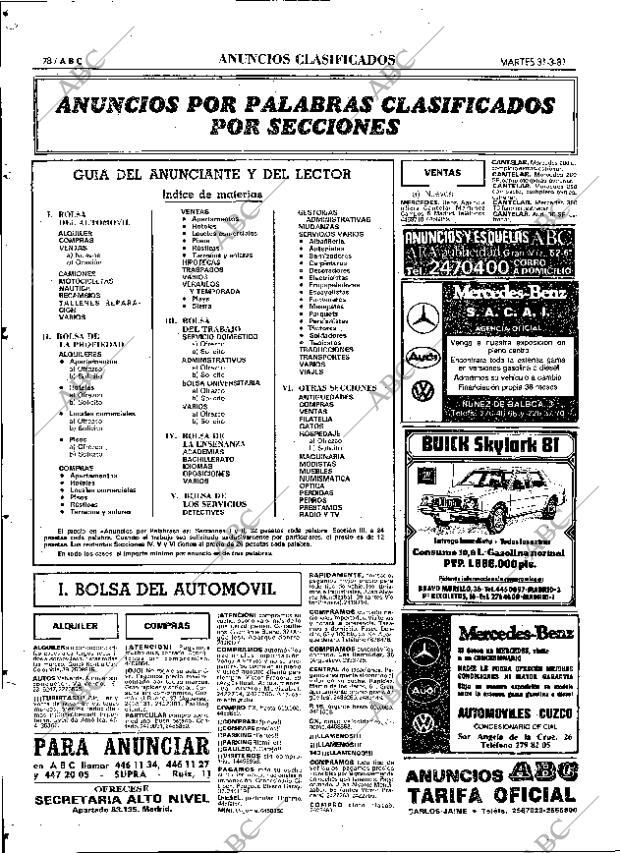 ABC MADRID 31-03-1981 página 90