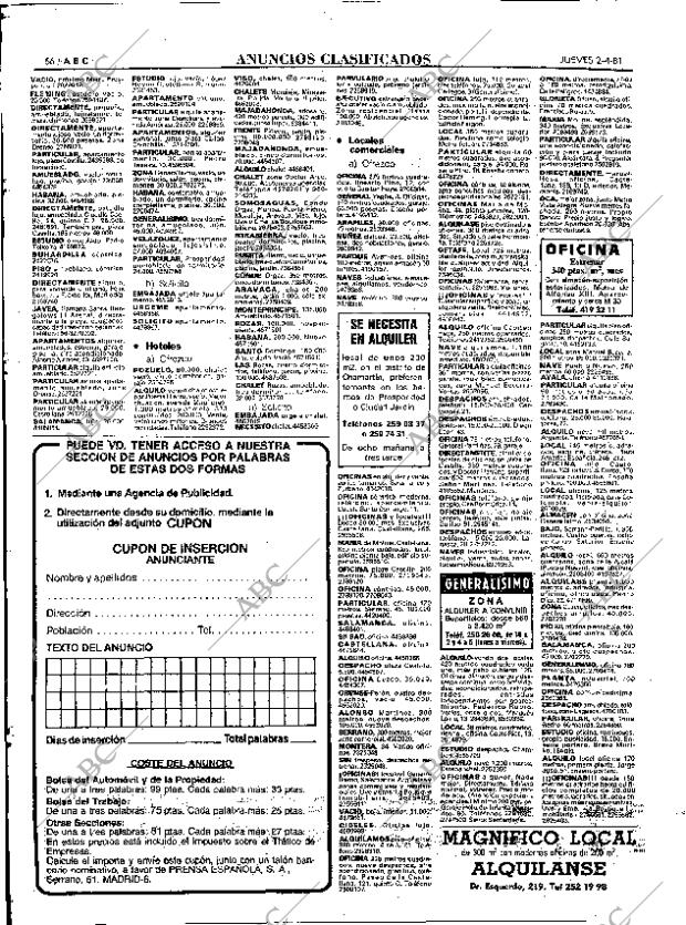 ABC MADRID 02-04-1981 página 74