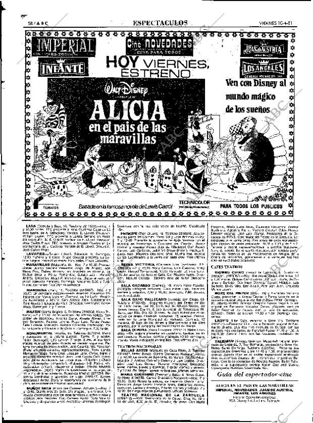 ABC MADRID 10-04-1981 página 70