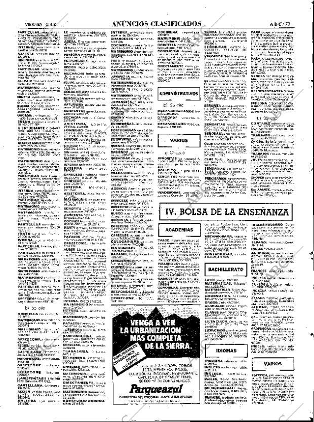 ABC MADRID 10-04-1981 página 85