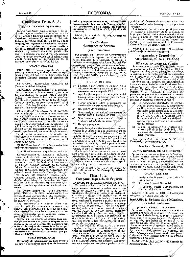 ABC MADRID 11-04-1981 página 62