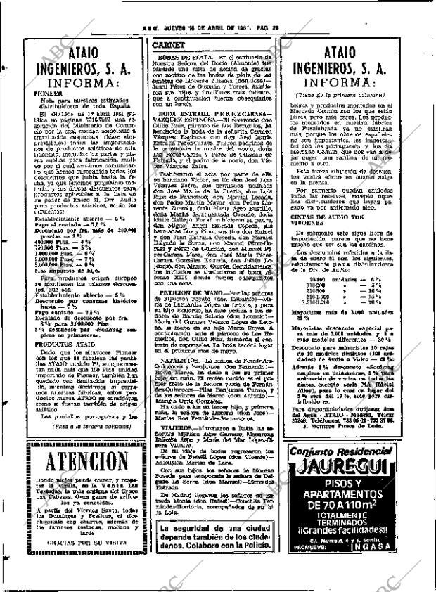 ABC SEVILLA 16-04-1981 página 36