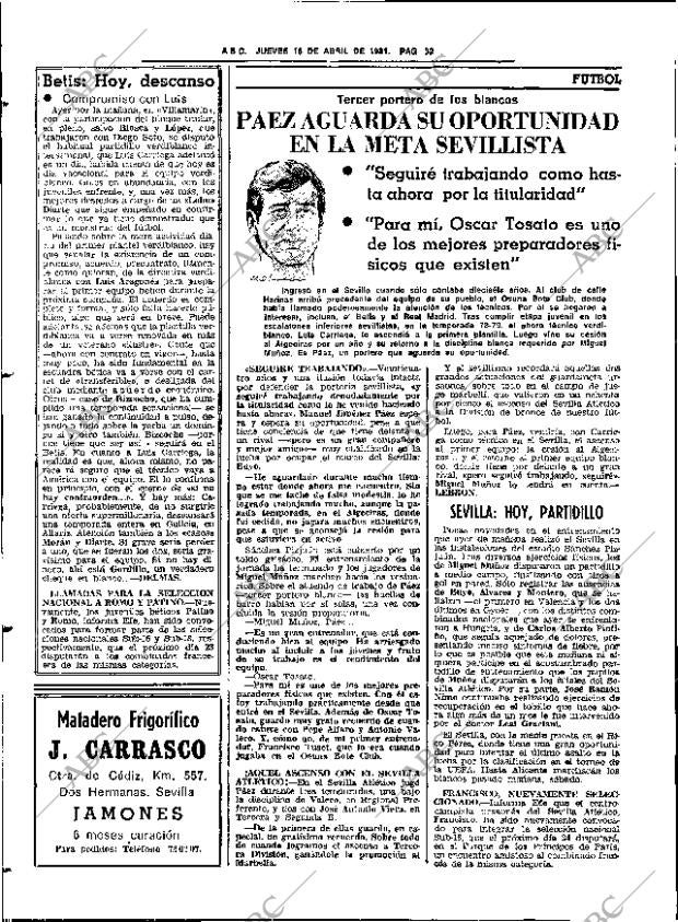 ABC SEVILLA 16-04-1981 página 40