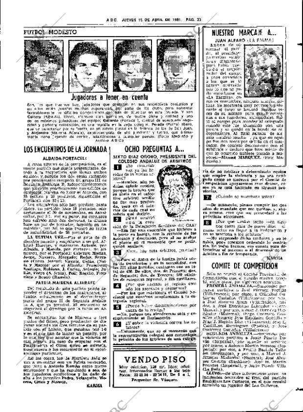 ABC SEVILLA 16-04-1981 página 41