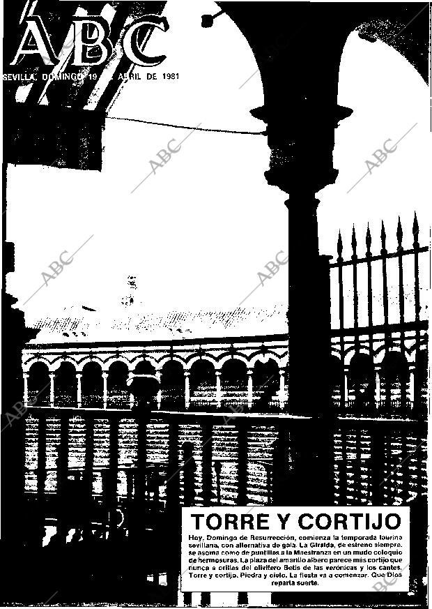 ABC SEVILLA 19-04-1981 página 1